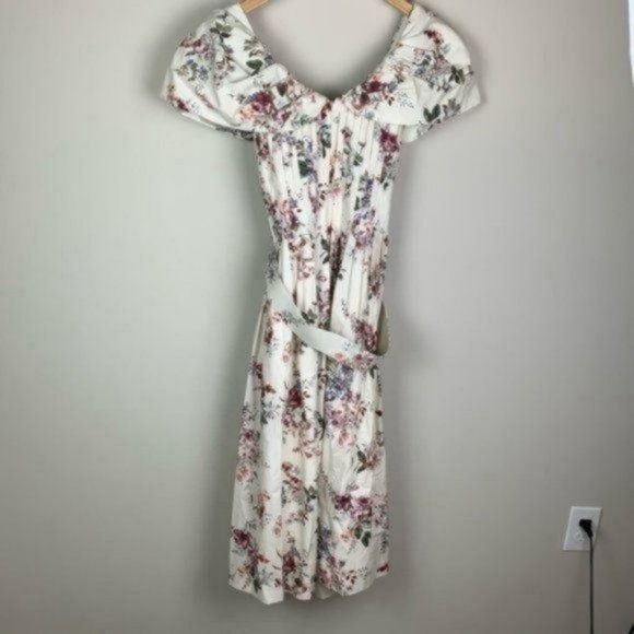Antonio Melani Raj Poplin Floral Vintage Dress - Picture 9 of 10